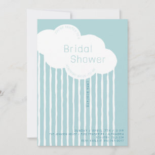 Rain Cloud Bridal Shower Invitation