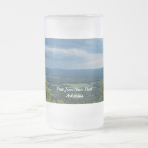 Rain Coming To Petit Jean Frosted Glass Beer Mug