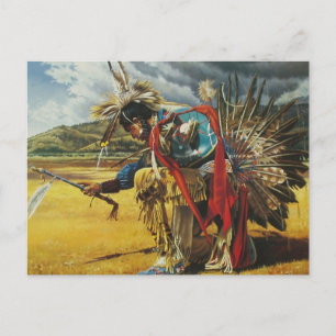 Rain Dance Postcard