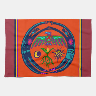 Rain Dance Tea Towel