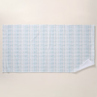Rain Drop Pattern Beach Towel