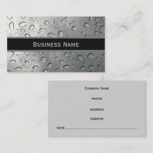 Rain Drops Business Card