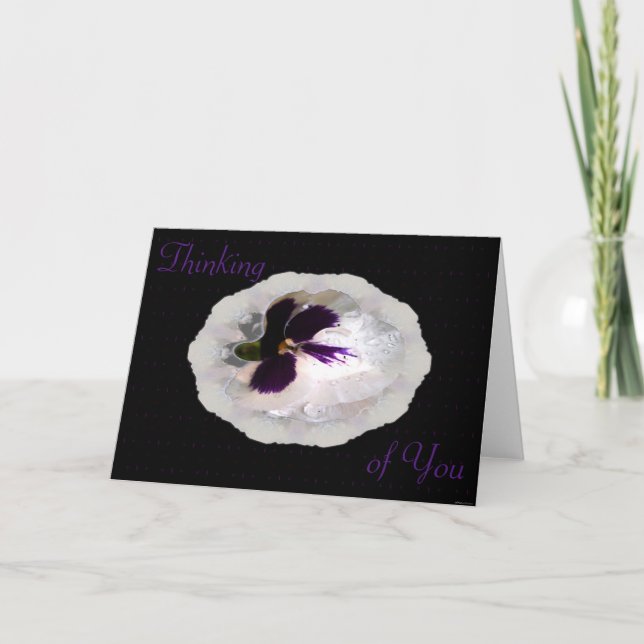 Rain drops card (Front)
