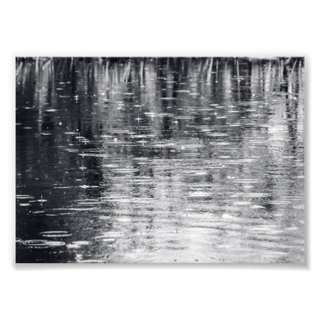 Rain Drops Keep Falling -- Photo Print (Front)