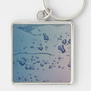 Rain drops key ring