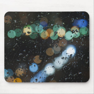 Rain drops on the window's glass mouse pad