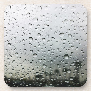 Rain Drops on the Windshield in California Coaster