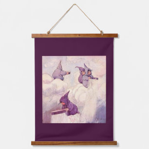 Rain Faeries Making Rain Hanging Tapestry
