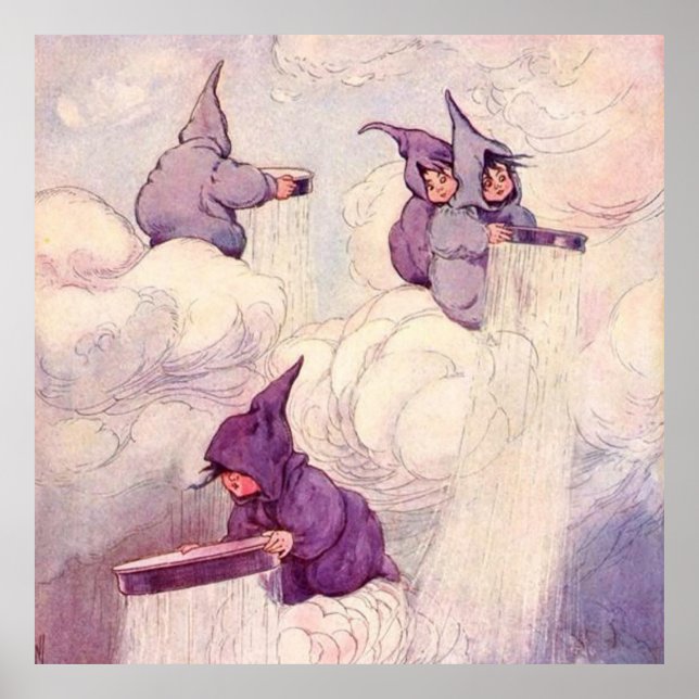 Rain Faeries Making Rain Poster (Front)
