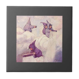 Rain Faeries Making Rain Tile