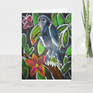 Rain  Forest  Toucan art Card