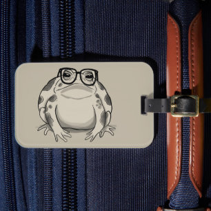Rain Frog Lover Desert Rain Gift Funny Animal Luggage Tag