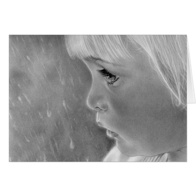 Rain go away Card (Front Horizontal)