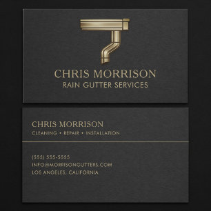 Rain Gutter Services Business Card