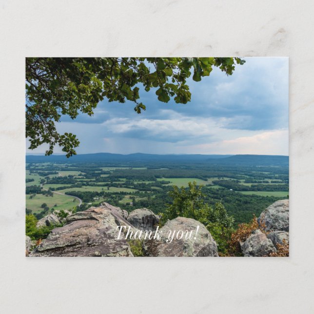 Rain Headed To Petit Jean Postcard (Front)