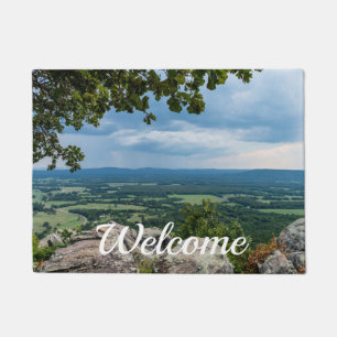Rain Headed To Petit Jean Welcome Doormat
