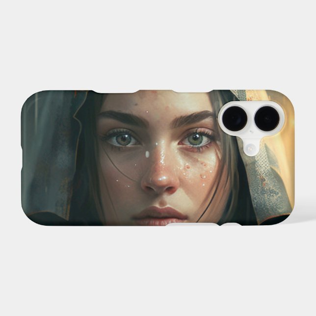 Rain hood girl (Back Horizontal)