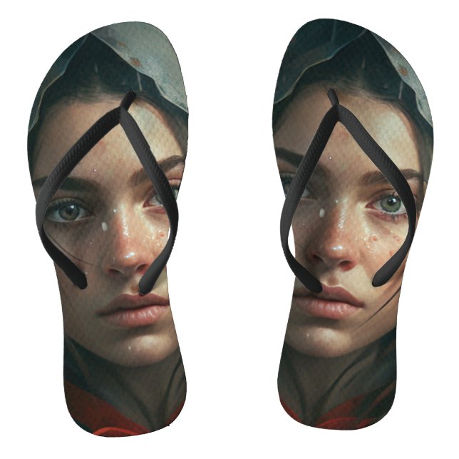 Rain hood girl jandals (Footbed)