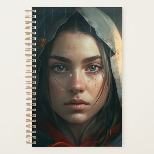 Rain hood girl planner (Front)