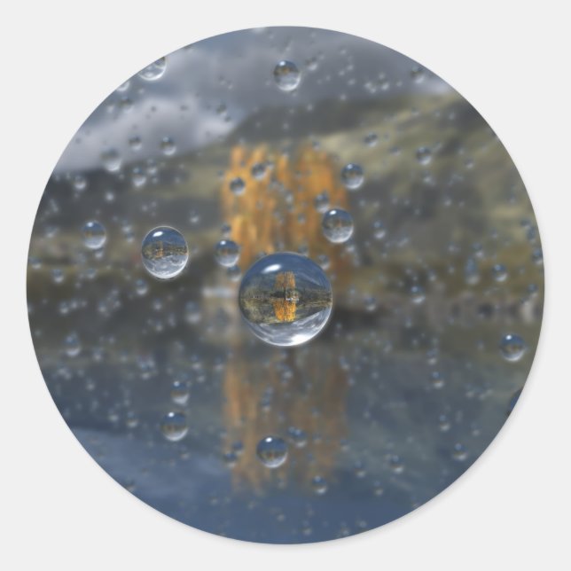 Rain in the Glen Stickers (Front)