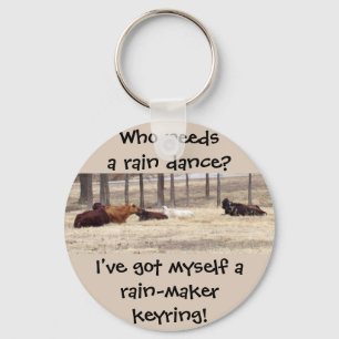 Rain-Maker (Cows Are Lying Down) Key Ring