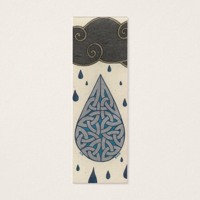 Rain mini-bookmark (Front)