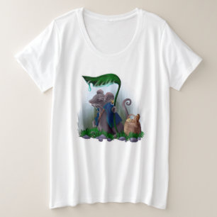 Rain Mouse Plus Size T-Shirt
