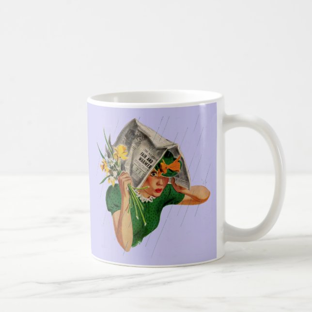 rain not in the forecast coffee mug (Right)