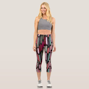 Rain of colours 3 capri leggings