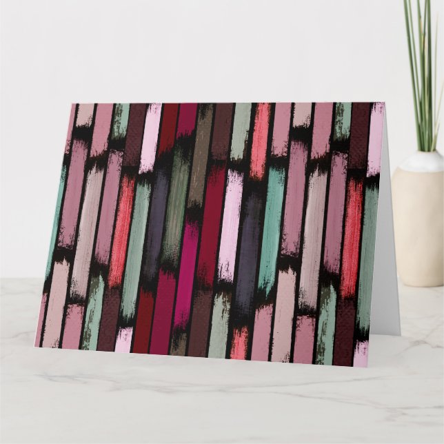 Rain of colours 3 thank you card (Front)