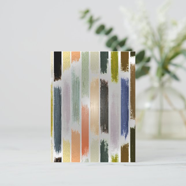 Rain of colours 5 holiday postcard (Standing Front)