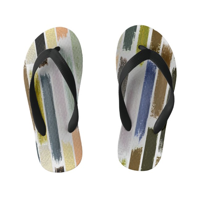 Rain of colours 5 kid's jandals (Footbed)