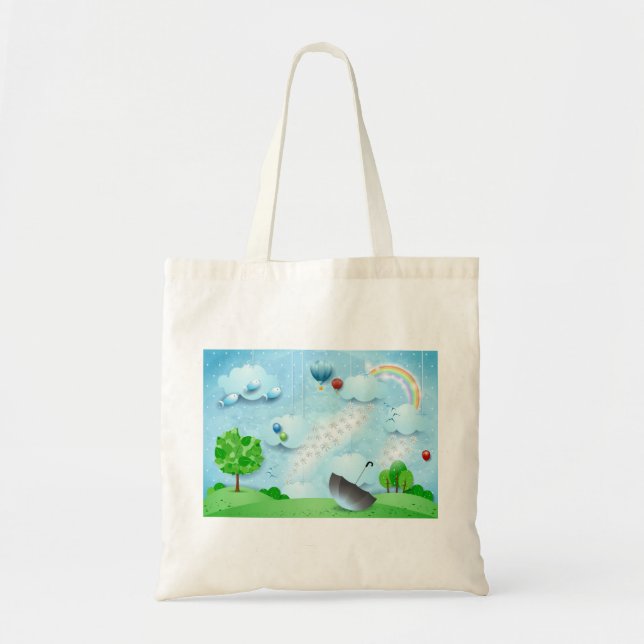 Rain of Flowers Tote Bag (Front)
