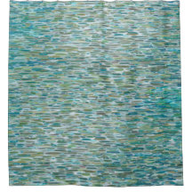 Rain on A Lake Coastal Shower Curtain Bath Juul