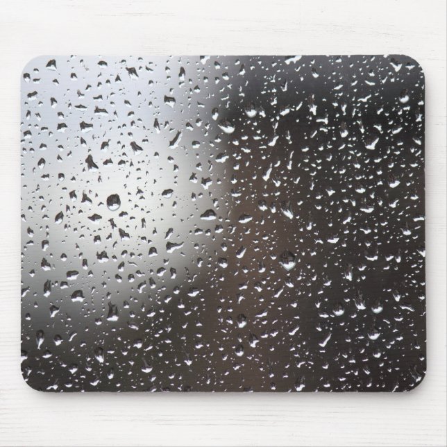 Rain on a Window Mouse Pad (Front)