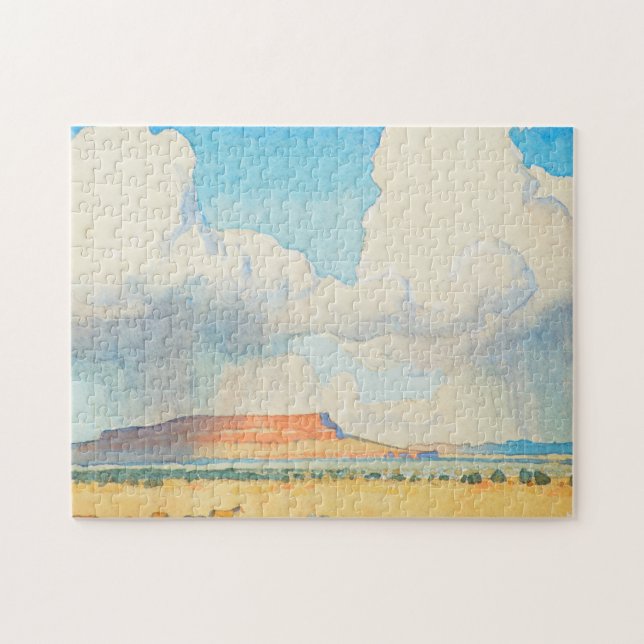 Rain on the Mesa, 1945 by Maynard Dixon Jigsaw Puzzle (Horizontal)
