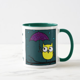 Rain Rain Go Away - Little Owl Mug