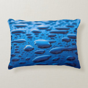 Rain rainbeads water raindrops decorative cushion