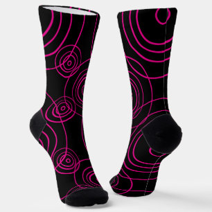 Rain Ripples pattern Socks