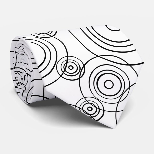 Rain Ripples Tie (Rolled)