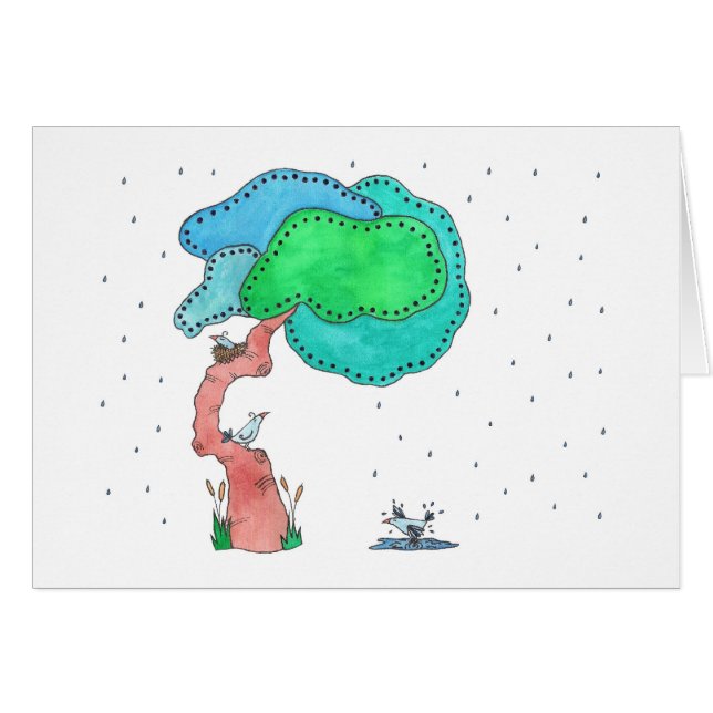 Rain Shower, Blank (Front Horizontal)