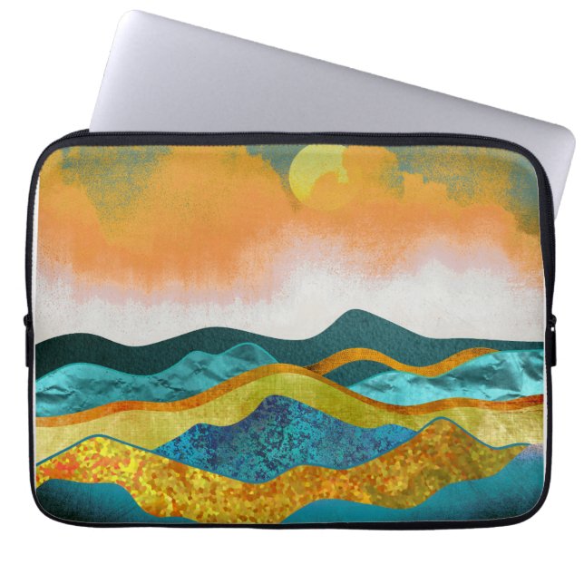 Rain Storm Laptop Sleeve (Front)