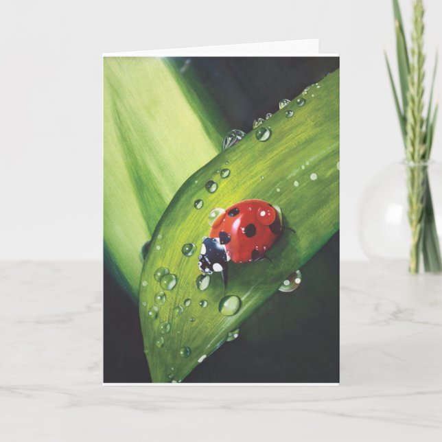 Rain Upon the Mown Grass Card (Front)