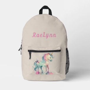 Rainbocorn Personalised Printed Backpack