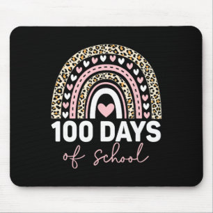 Rainbow 100 Days Of School Teacher Kids 100 Days S Mouse Pad
