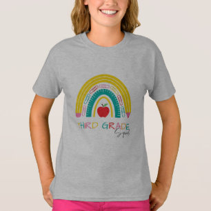 rainbow 3rd GRADE Squad teacher student school T-Shirt