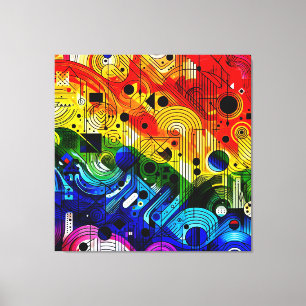 Rainbow 604 We Are Always Here Canvas Print