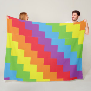 Rainbow 60x80 Fleece Blanket