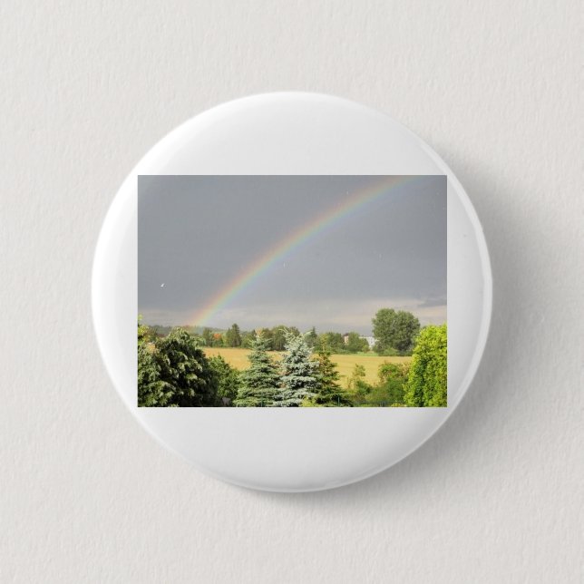 Rainbow 6 Cm Round Badge (Front)