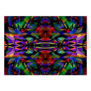 Rainbow Abstract Fractal Art